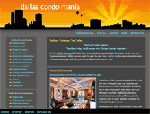 Tablet Screenshot of dallascondomania.com